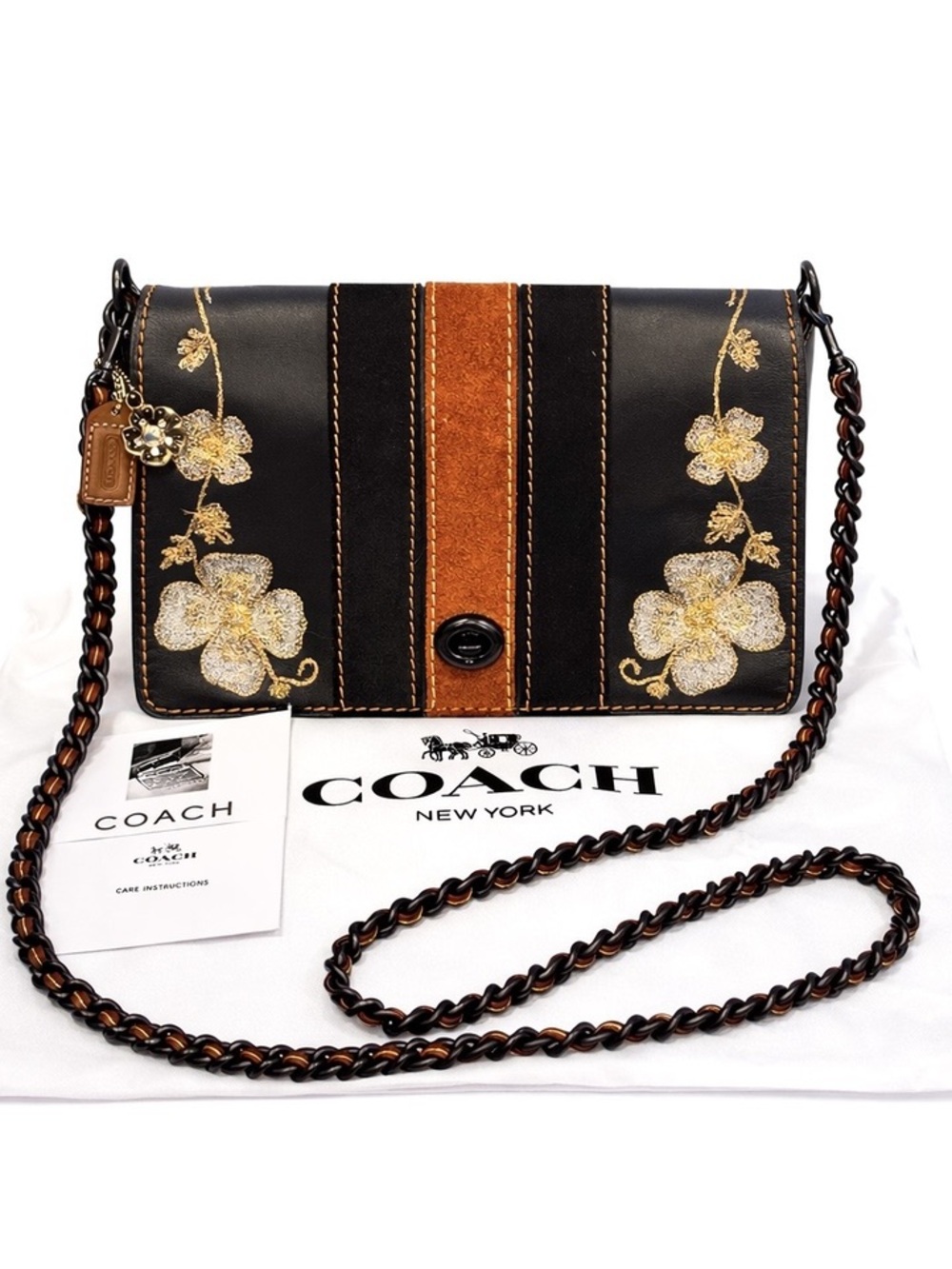 COACH 1941 Limited Edition Western Embroidered Dinky 24 Crossbody Bag